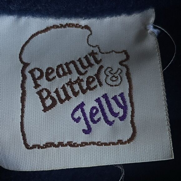 Peanut Butter & Jelly Pullover Women Extra Large XL Embroidered Deer Fleece Blue - Picture 5 of 10